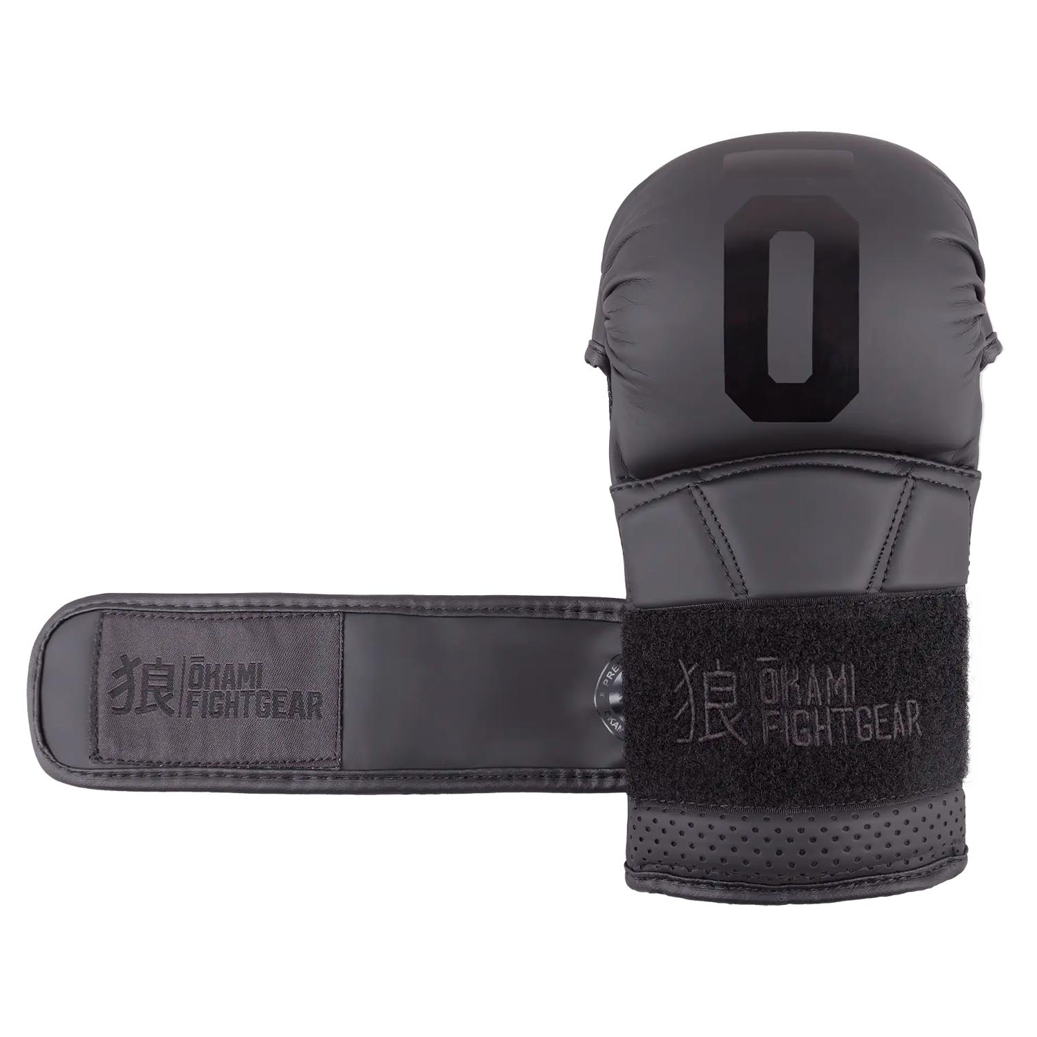 OKAMI MMA Sparring Gloves, Unity, black-grey, XXL