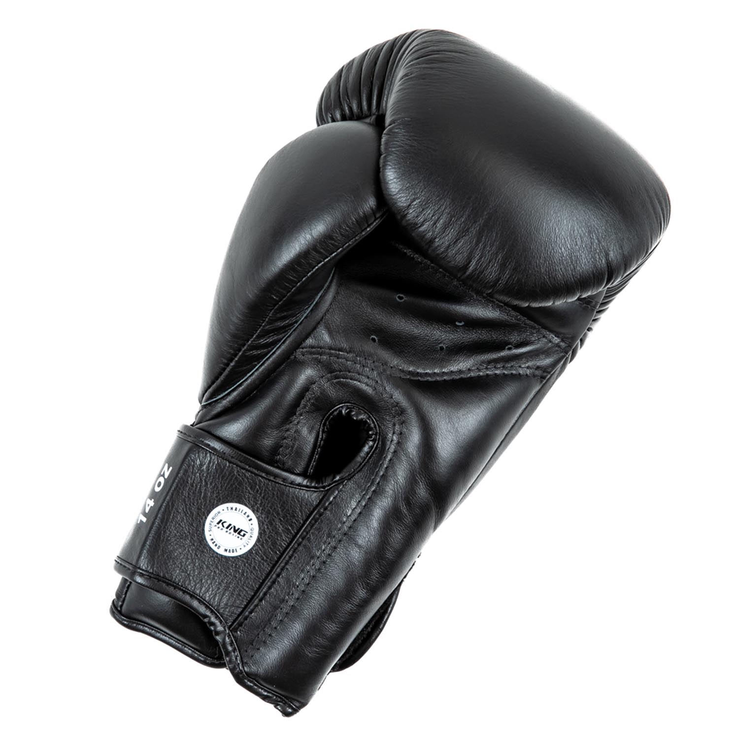 KING PRO BOXING Boxing Gloves, Star 12, black-black, 16 Oz