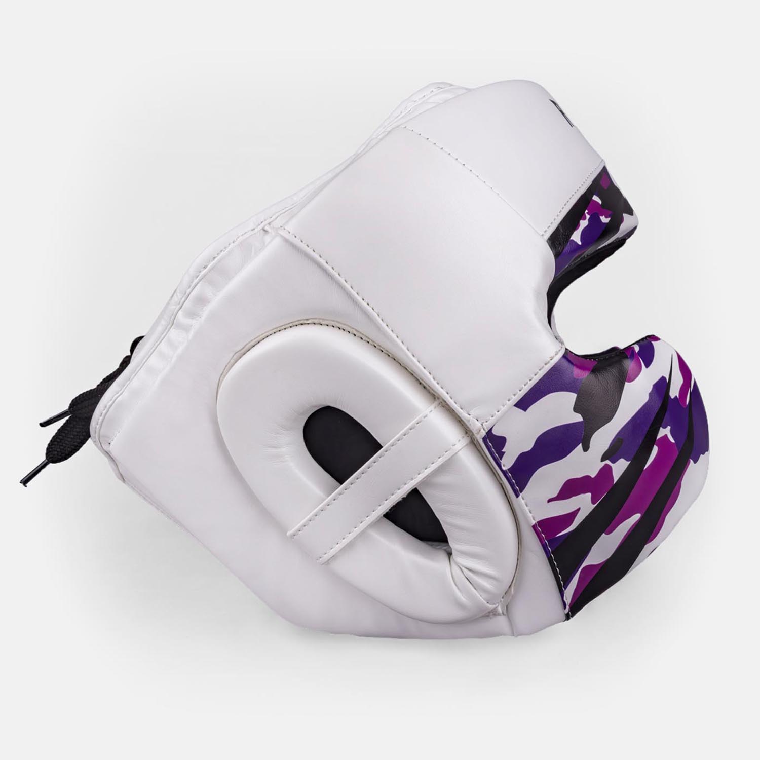 RINGLIFE Head Guard, Unit, white-purple-camo S/M