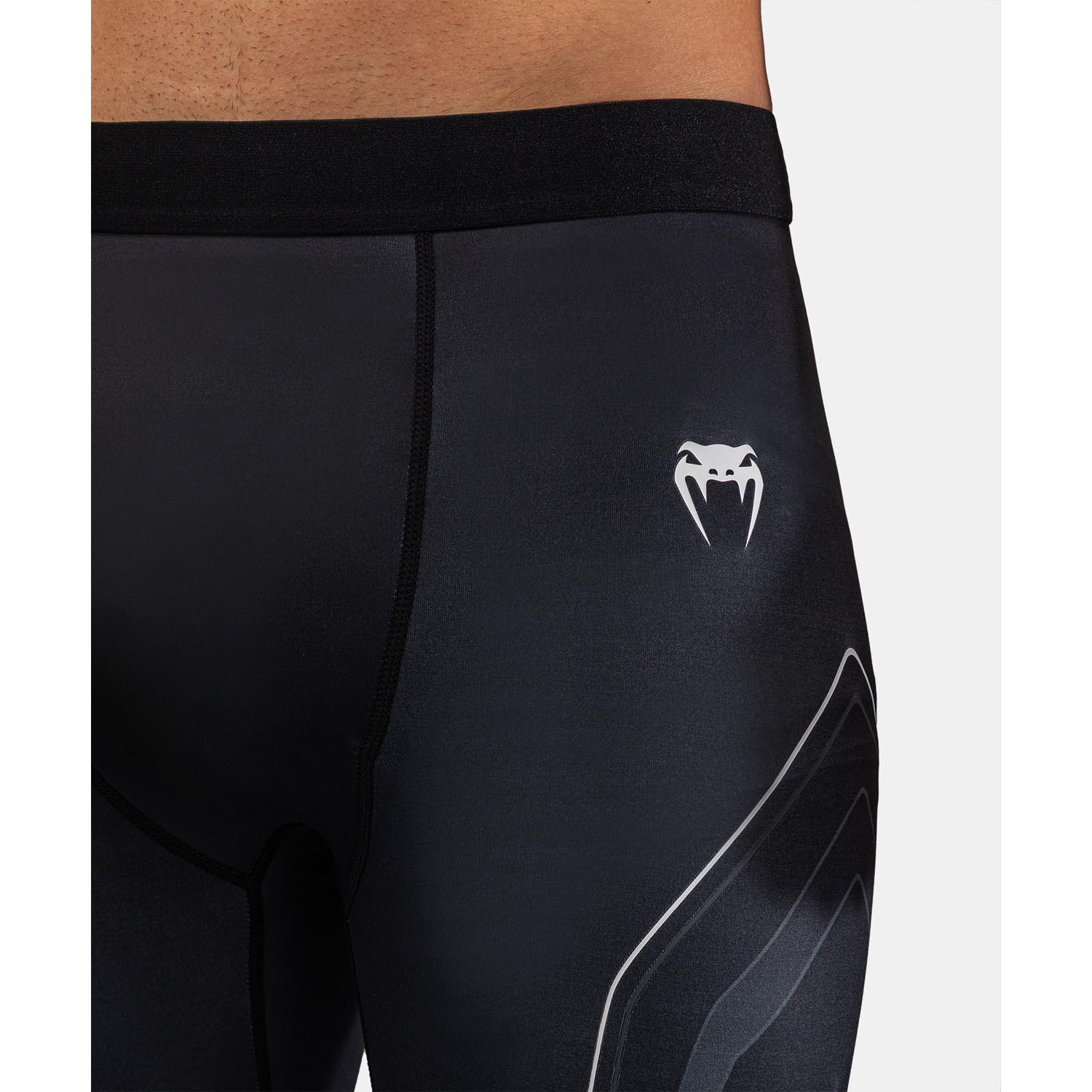 VENUM Compression Shorts, Streamline, black-white, XXL
