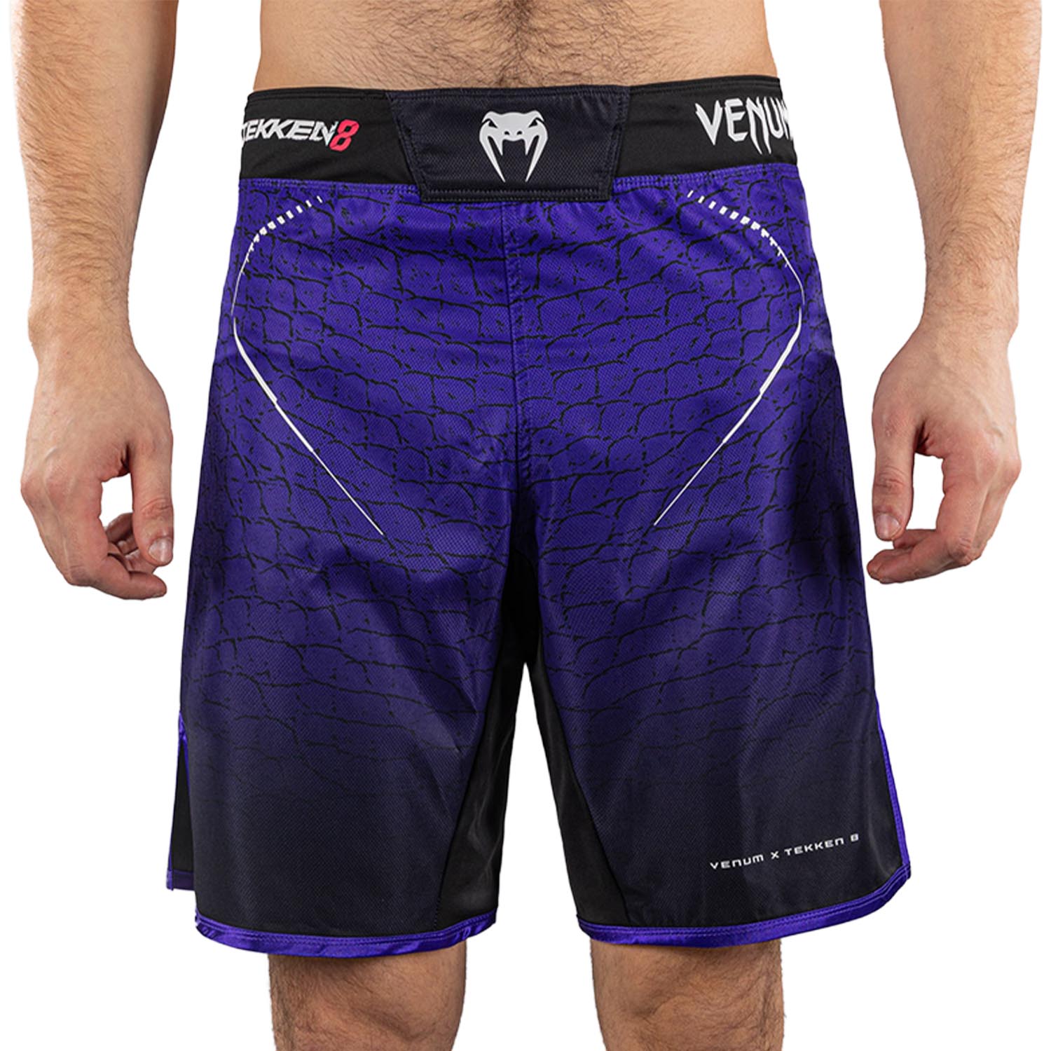 VENUM MMA Fight Shorts, Tekken 8, Kazuya, black-blue, S