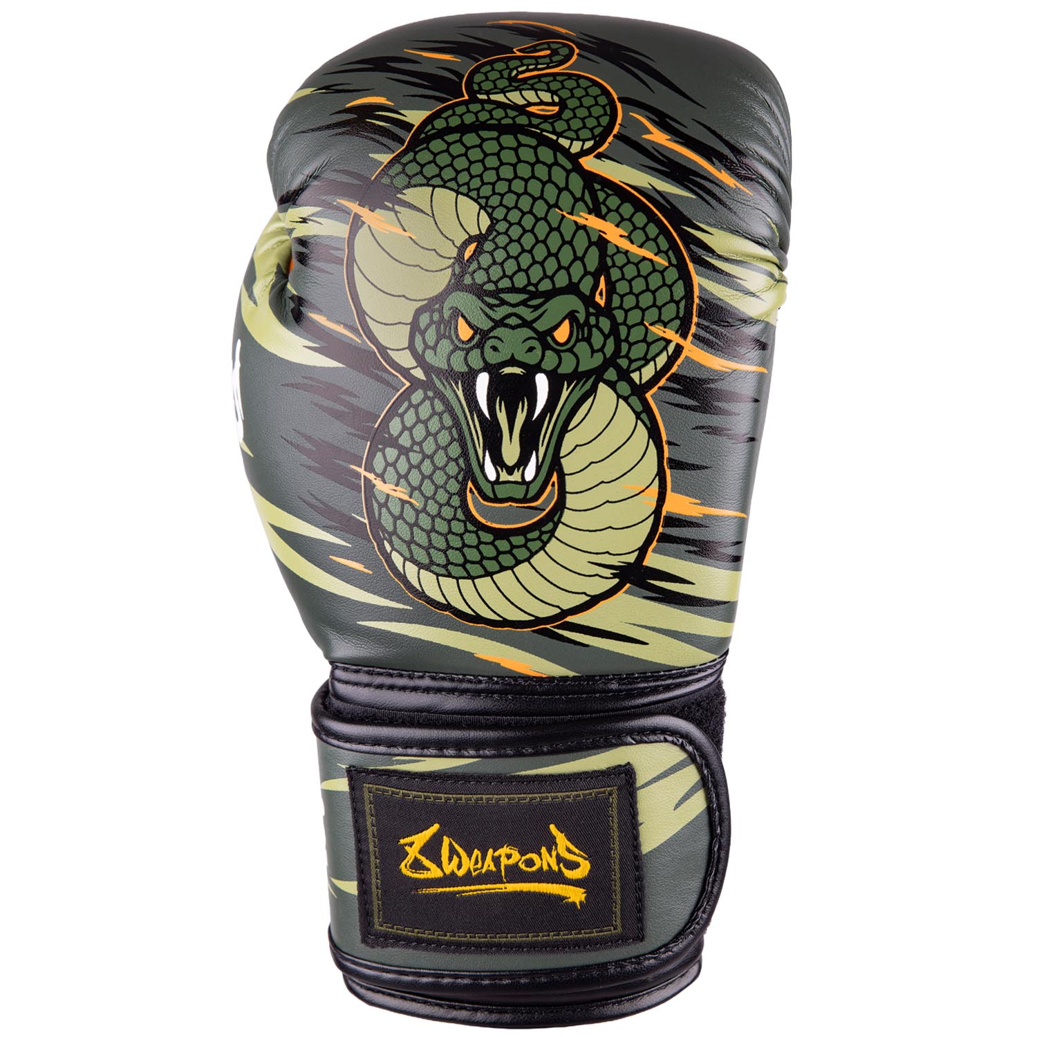 8 WEAPONS Boxing Gloves, Kids, Beastial Viper, khaki, 10 Oz