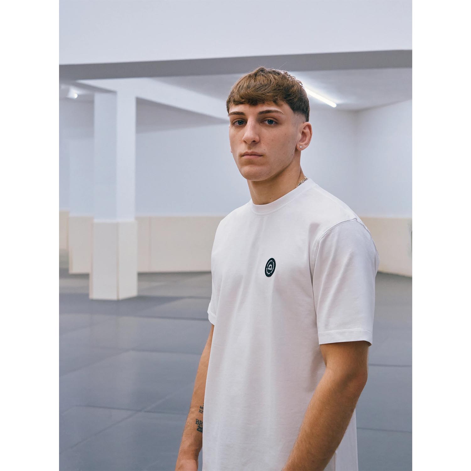MANTO T-Shirt, Circle, white