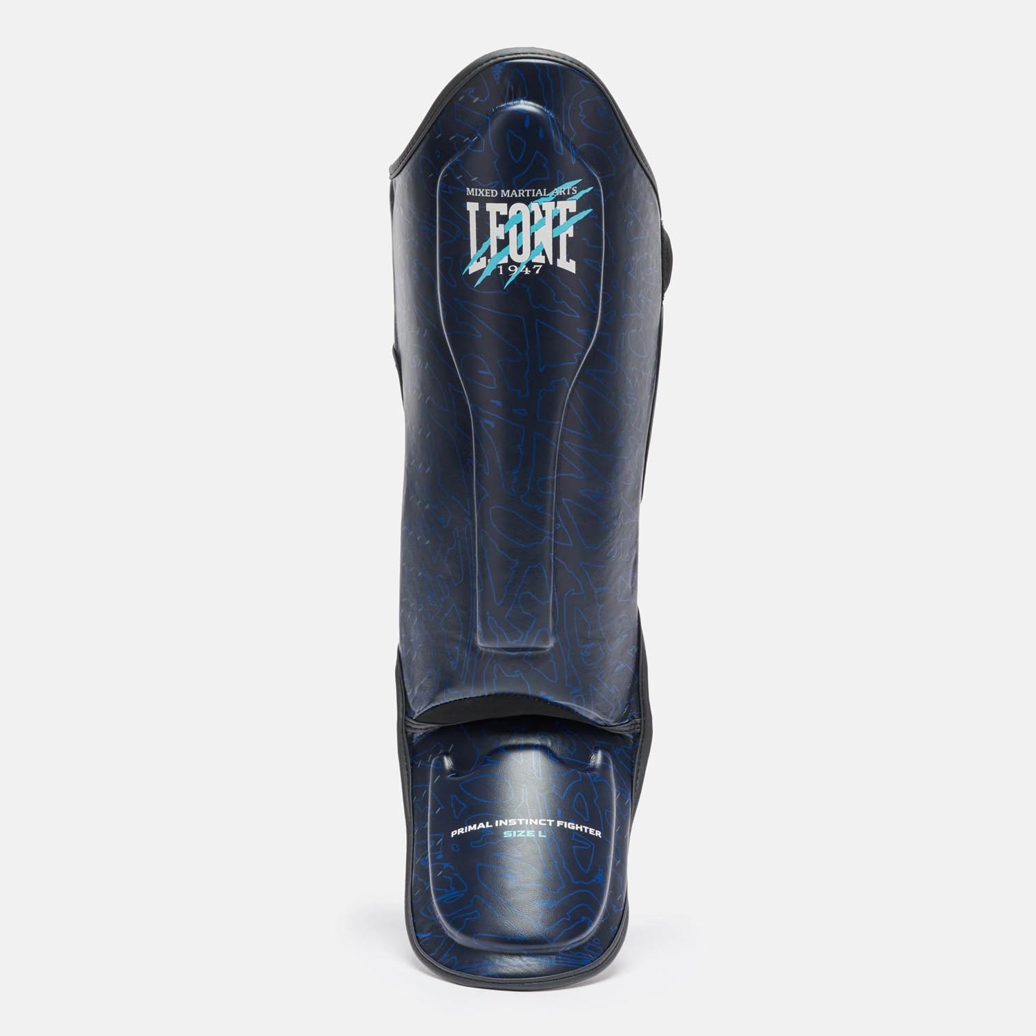 LEONE Shin Guard, Primal Instinct, blue, S