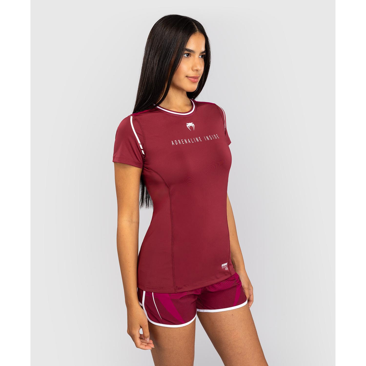 VENUM Dry Tech T-Shirt, Women, Adrenaline, wine red-pink, XL