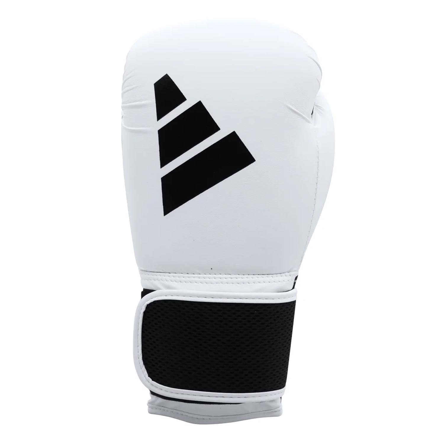 adidas Boxing Gloves, Power 25, white-black, 10 Oz